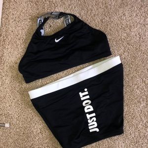 Girls Nike two piece bathing suit